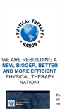 Mobile Screenshot of physicaltherapynation.com